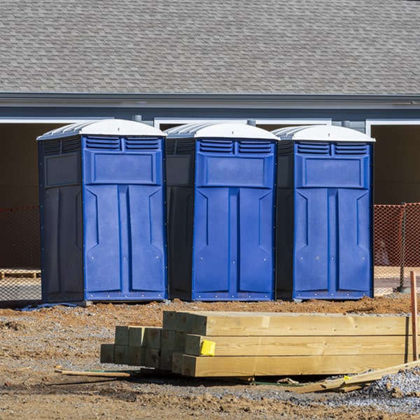 what is the maximum capacity for a single porta potty in Goltry Oklahoma